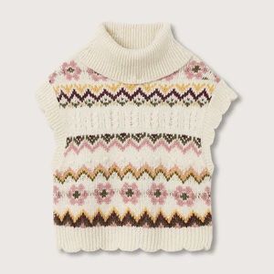 NWT Mango knitted vest turtleneck